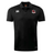 The Southern Pines Youth Rugby Club Dry Polo by EMB Canterbury is a black polo with a collar, sports logo on the chest, and white "Canterbury" text/logo on the right. Made with Vapodri Technology for breathability and all-day comfort.
