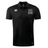 Lewis County Elks Club Dry Polo by EMB Canterbury in black, designed with short sleeves and breathable Vapodri Technology; features the embroidered “Canterbury” logo on the right chest and an “Elks” logo with a moose head on the left chest.