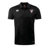 The Superior Rugby Club Club Dry Polo by EMB Canterbury features Vapodri technology for breathability, a Canterbury logo on the right chest, and the Superiors Rugby club crest on the left.