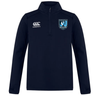 Show your support for CCC Club with the Minneapolis Mayhem Rugby Club 1/4 Zip Mid Layer Training Top by Canterbury, featuring a navy design with an EMB Canterbury logo on the right chest and the Minneapolis Mayhem shield logo on the left—ideal as a rugby training top for any fan.