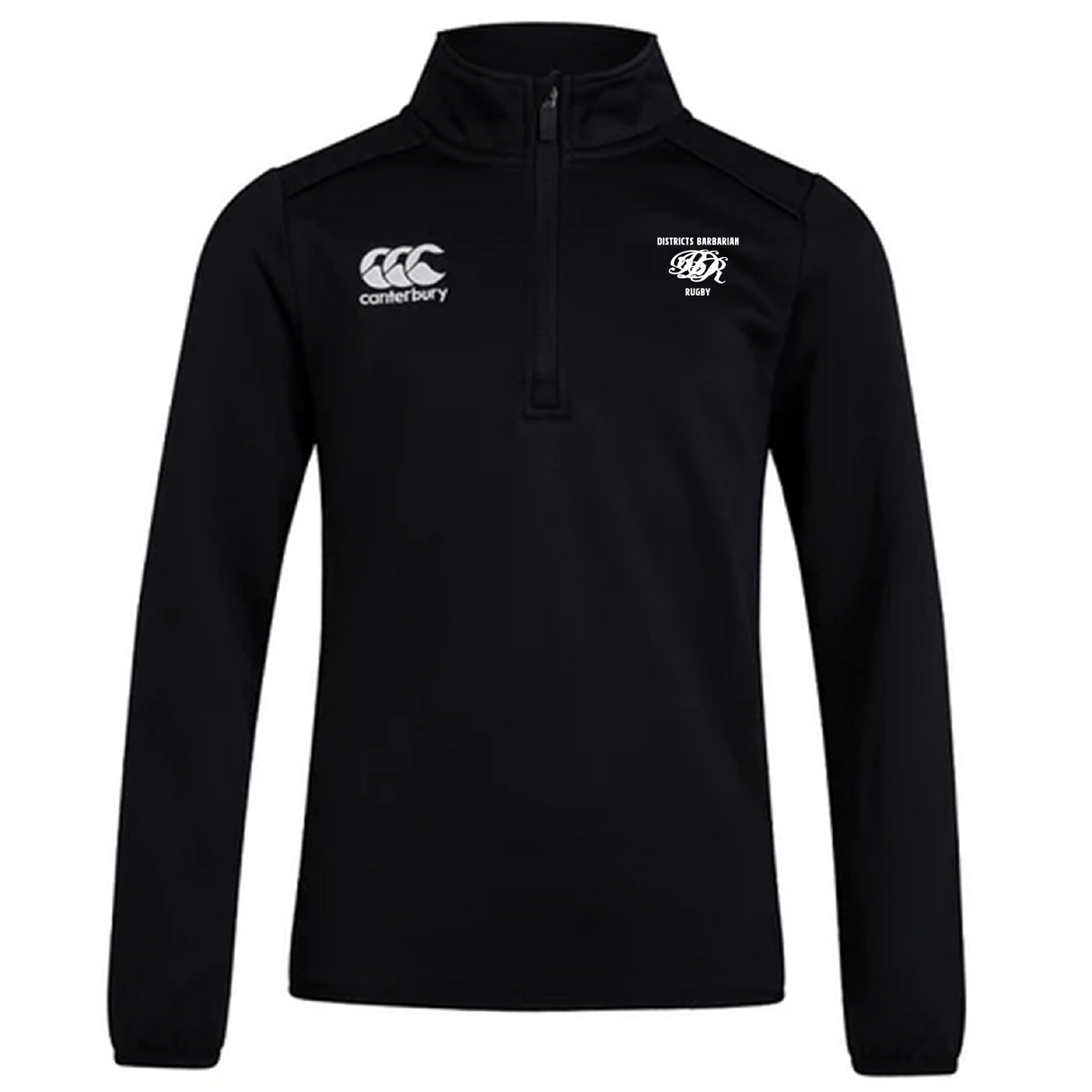 Districts Barbarian RFC Club 1/4 Zip Mid Layer Training Top by Canterbury