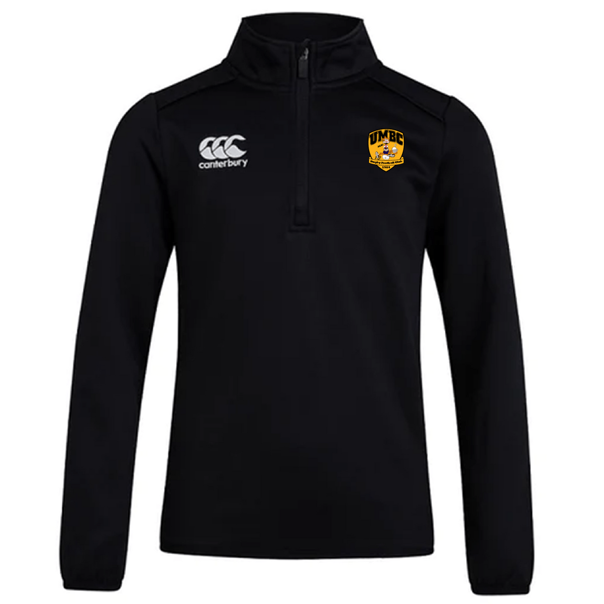 University of Maryland Baltimore County Rugby Club 1/4 Zip Mid Layer Training Top by Canterbury