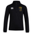 The Spartan Youth Rugby Club 1/4 Zip Mid Layer Training Top by Canterbury is a black long-sleeve, featuring the EMB Canterbury logo on the right chest and the Spartan Youth Rugby badge on the left.