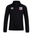 Black long-sleeve Western Carolina University Club 1/4 Zip Mid Layer Training Top by Canterbury with a logo on the left chest and a Western Carolina University rugby crest on the right.