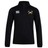 Black long-sleeved Mother Lode Club 1/4 Zip Mid Layer Training Top by Canterbury featuring a logo on the right chest and a “Mother Lode Rugby” emblem with crossed pickaxes on the left.