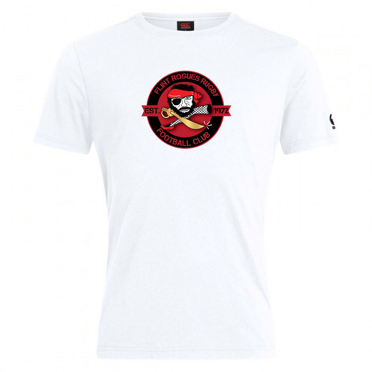 Flint Rogues Club Plain Tee by Canterbury