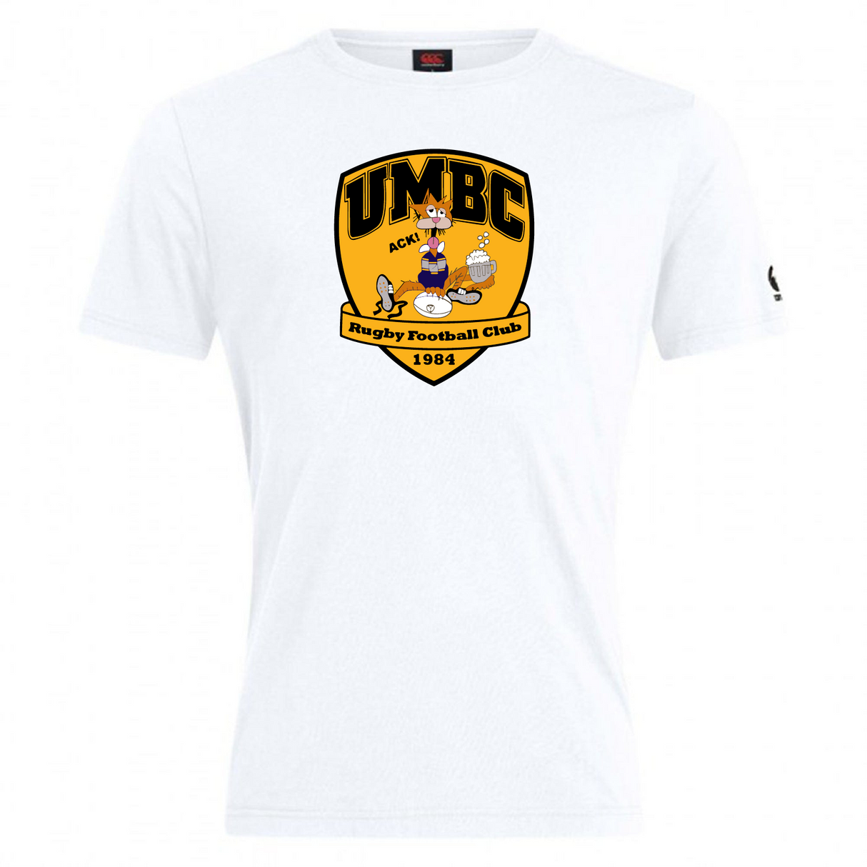 University of Maryland Baltimore County Rugby Club Plain Tee by Canterbury