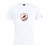 The West Potomac RFC Club Plain Tee by WRS Canterbury is a white cotton blend shirt with a maroon beaver logo with a star and stripes on the chest and a small sleeve logo.