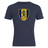 Sport the Gotham Knights Club Plain Tee by Canterbury, a stylish navy t-shirt featuring a striking yellow and blue shield logo with a dragon and the text "GKRFC NYC" on the front. Made from a premium cotton-heavy blend for ultimate comfort, this tee by WRS Canterbury lets you showcase your team spirit in style.