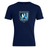 The Minneapolis Mayhem Rugby Club Plain Tee by WRS Canterbury is a navy blue cotton blend t-shirt featuring a white and blue stylized rugby ball and flame “Minneapolis Mayhem Rugby” logo on the chest. This customizable tee from Canterbury combines comfort with standout style, making it perfect for rugby fans.
