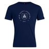 The New Saint Andrews College Club Plain Tee by WRS Canterbury is a navy blue cotton blend t-shirt featuring “New Saint Andrews RFC 1994” and a white crest printed on the chest—a custom tee perfect for everyday wear.