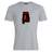 Aging Alabama Rugby Players Club Plain Tee by Canterbury in grey cotton blend featuring a graphic of the state of Alabama containing a red devil character and the text “HARD”.