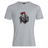 The Birmingham Iron Women's Football Club Plain Tee by WRS Canterbury is a heather gray cotton blend shirt featuring a knight's helmet, red plume, and sword logo on the chest.