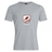 The West Potomac RFC Club Plain Tee by Canterbury from WRS Canterbury is a gray cotton-blend short-sleeve shirt with a maroon shield logo, beaver, star, "1963," and "West Potomac Rugby" text—classic style for fans.