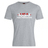 The WRS Canterbury USA Para Powerlifting Club Plain Tee by Canterbury is a gray cotton blend T-shirt featuring "USA Para Powerlifting" with a barbell graphic in the word "USA.