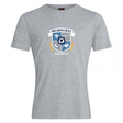 The Milwaukee Barbarians Rugby Club Plain Tee by WRS Canterbury features a grey cotton blend and team crest—a customizable, stylish t-shirt for fans.