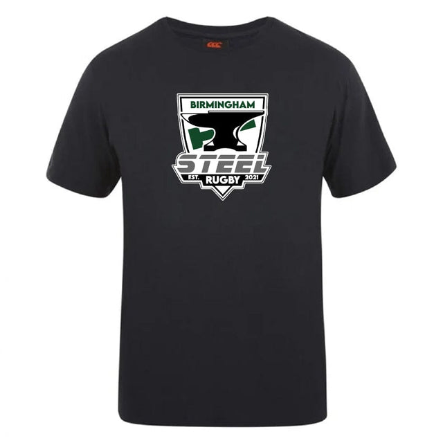 Birmingham Steel Rugby Club Plain Tee by Canterbury