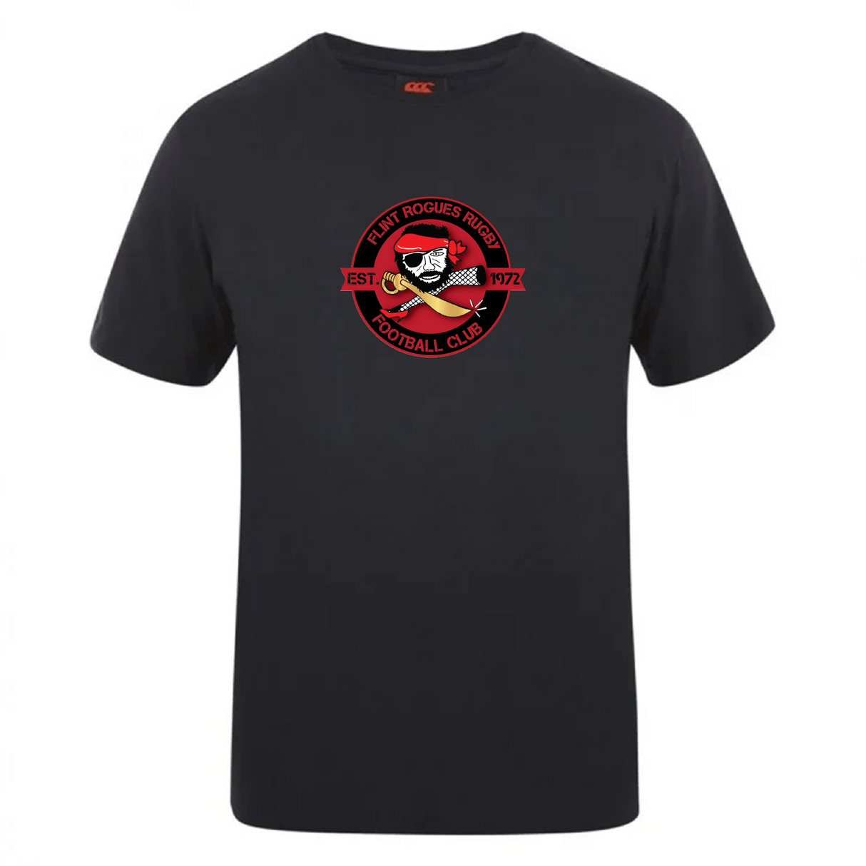 Flint Rogues Club Plain Tee by Canterbury