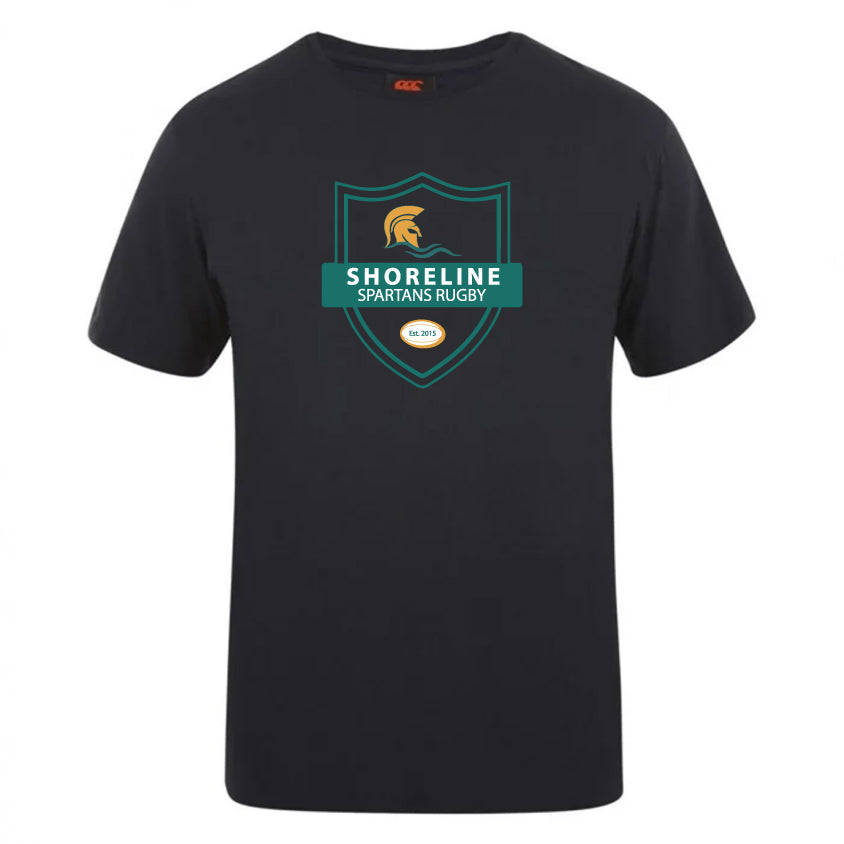 Shoreline Spartans Club Plain Tee by Canterbury