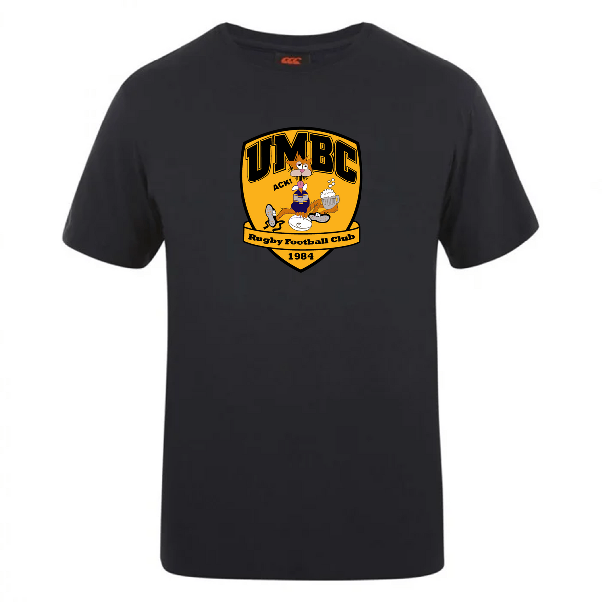 University of Maryland Baltimore County Rugby Club Plain Tee by Canterbury