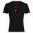 Aging Alabama Rugby Players Club Plain Tee by Canterbury in a black cotton blend featuring an outline of the state of Alabama, a graphic of a devil with a scythe, and the text “AARP” in a stylized font.