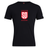 Black short-sleeved Legion Academy Club Plain Tee by Canterbury with “LEGION ACADEMY” and a shield logo featuring the letters “SD” in red on the chest.