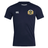 The Old Man Rivah Rugby Club Dry Tee by EMB Canterbury is a navy blue, short-sleeve performance shirt with a "Canterbury" logo on the right chest and a crest with a lion and “Old Man Minis” on the left, designed for breathable comfort.