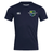 The Kingwood Rugby Club Dry Tee by EMB Canterbury is a navy short-sleeve t-shirt with a white Canterbury logo on the right chest, a multi-colored crest on the left, and Vapodri Technology for breathable comfort during workouts.
