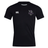 The Cypress Warriors Men's Rugby Club Dry Tee by EMB Canterbury is a black short-sleeve shirt with a team logo on the left chest, Canterbury logo on the right, and moisture-wicking Vapodri tech for all-day comfort.