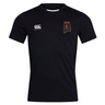 An EMB Canterbury Aging Alabama Rugby Players Club Dry Tee featuring a logo of the state of Alabama with a hockey player and the text “AARP” on the chest, designed with Vapodri Technology.