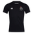 The Birmingham Iron Women's Football Club Dry Tee by EMB Canterbury is a black short-sleeve sports jersey with Canterbury and Iron Knights crests, crafted with Vapodri technology for superior moisture wicking.