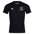 Introducing the Lewis County Elks Club Dry Tee by EMB Canterbury—a black short-sleeve athletic shirt featuring the Canterbury logo on the right chest and an “Elks” emblem with an elk head on the left chest. Made with Vapodri Technology for superior moisture wicking, this tee keeps you cool and comfortable during any activity.