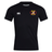 A black short-sleeved Potomac Exiles Rugby Club Club Dry Tee by EMB Canterbury, featuring a white Canterbury logo on the right chest, a red and gold Potomac Exiles crest on the left chest, and Vapodri Technology to help keep you dry during intense training sessions.