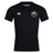 The Society of Iowa Rugby Referees Club Dry Tee by Canterbury is a black short-sleeve athletic shirt from EMB Canterbury, featuring a white Canterbury logo on the right chest and a round floral emblem on the left chest. Made with breathable Vapodri Technology, it keeps you cool and comfortable during every workout.
