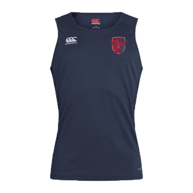 EMB Canterbury's Charlotte Cardinals Rugby Club Club Dry Singlet featuring Vapodri technology.
