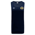 The Old Man Rivah Rugby Club Dry Singlet by EMB Canterbury features Vapodri Technology, the Canterbury logo on the right chest, and a club crest on the left. Ideal high-performance athletic tank top in navy blue.