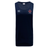 Introducing the SF CDME Rugby Club Dry Singlet by EMB Canterbury, a navy blue athletic tank top featuring the EMB Canterbury logo on the left chest and a red and white cross emblem on the right chest. This high-performance singlet is crafted with Vapodri Technology to keep you cool and comfortable during intense workouts.