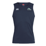 Navy blue University of New Hampshire Club Dry Singlet by Canterbury featuring a Men’s Rugby logo on the chest.