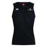 The Eastside Lions Club Dry Singlet by EMB Canterbury is a black sleeveless sports jersey that showcases the Canterbury logo on the front and "Eastside Lions Youth Rugby" on the upper left. It features Vapodri Technology for enhanced comfort and performance, making it a standout piece from the Canterbury Club Dry Singlet collection.