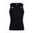 The EMB Canterbury Superior Rugby Club Club Dry Singlet is a sleeveless black athletic shirt with Vapodri Technology and two white chest logos, shown on a plain background—perfect for peak performance.