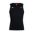 The Chicago Riot Club Dry Singlet by EMB Canterbury is a sleeveless black athletic tank with Vapodri Technology, featuring the Canterbury logo left chest and University of Southern Queensland emblem right chest for performance and style.