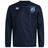 The Minneapolis Mayhem Rugby Club Vaposhield Contact Top by EMB Canterbury is a navy long-sleeve rugby top featuring innovative Vaposhield technology, the Minneapolis Mayhem Rugby logo on the left chest, and the Canterbury logo on the right chest.