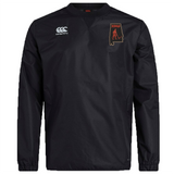 Aging Alabama Rugby Players Club Vaposhield Contact Top by Canterbury featuring an Alabama state outline logo with a reaper figure on the chest.