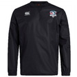 The SWFL Lady Hammerheads Club Vaposhield Contact Top by WRS Canterbury is a black, water-repellent long-sleeve training shirt with the team logo—ideal for rugby club sessions.