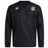 The SWFL Lady Hammerheads Club Vaposhield Contact Top by WRS Canterbury is a black, water-repellent long-sleeve training shirt with the team logo—ideal for rugby club sessions.