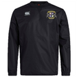 Black Winchester Cannons Club Vaposhield Contact Top by EMB Canterbury featuring the Canterbury logo on the right chest and a crest with "Manchester" and "Canterbury" on the left chest.