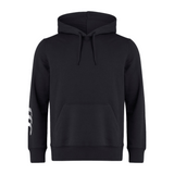 A Canterbury Club Hoodie with a white logo on it.