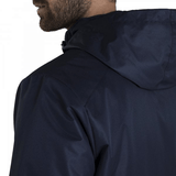 The back view of a man in a Canterbury Club Vaposhield Stadium Jacket from Canterbury.