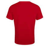 A red Canterbury Club Dry Tee with a white background.