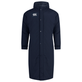 A Canterbury Club Vaposhield Subs Jacket with a hood and a hood on.